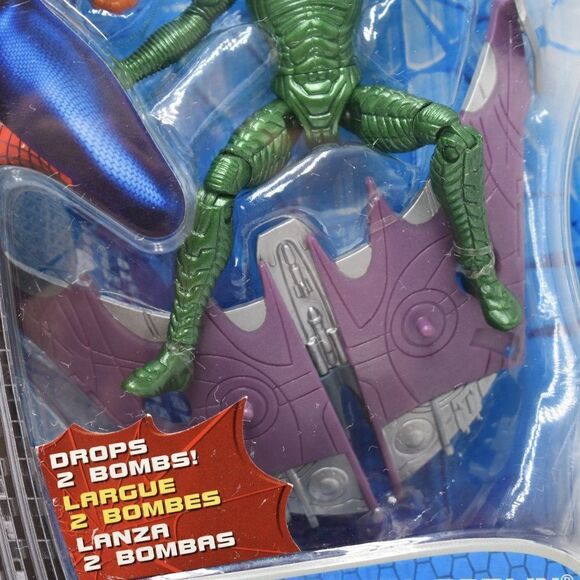 Spider-Man Movie 3 Green Goblin Pumpkin Bomb Battle Glider Factory New - Picture 5 of 9